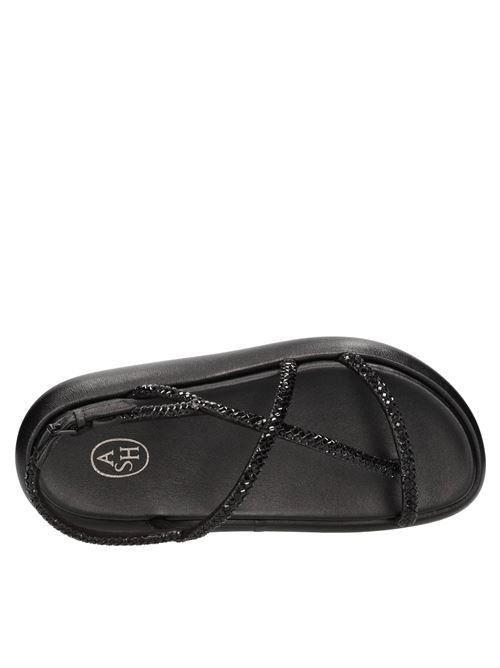 Sandali in pelle e strass ASH | VERA NAPPA FOULARDNERO